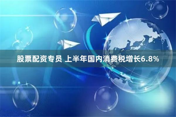 股票配资专员 上半年国内消费税增长6.8%